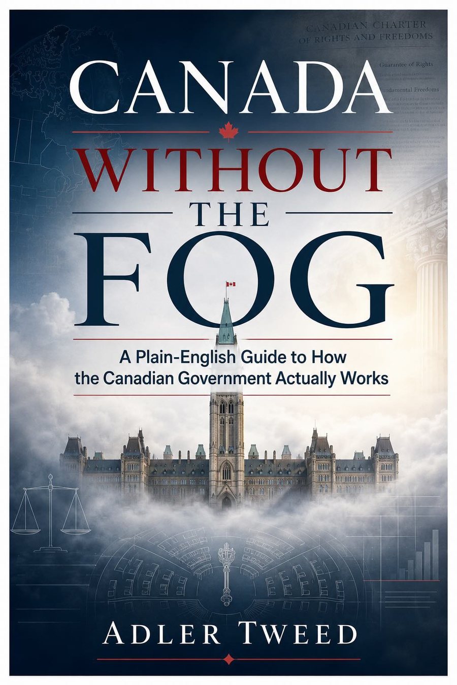 Book cover for Canada Without the Fog by Adler Tweed.