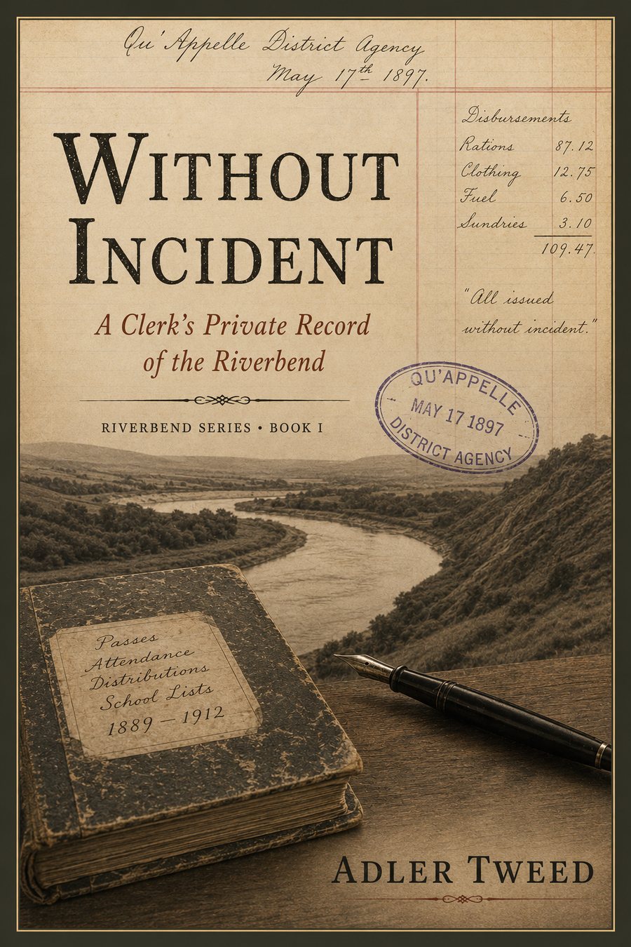 Book cover for Without Incident by Adler Tweed.