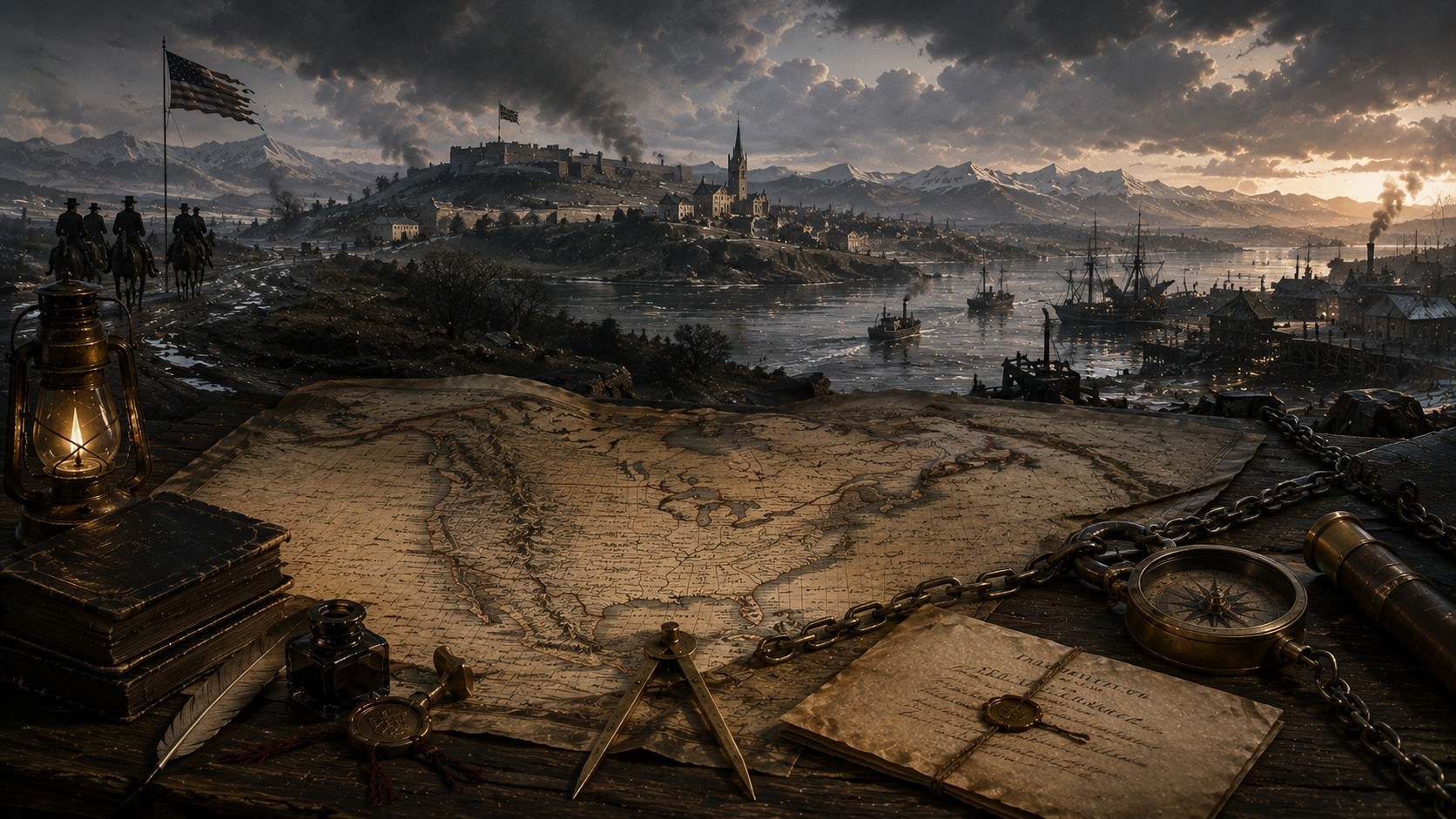 Proofs of Empire alternate-history landscape banner