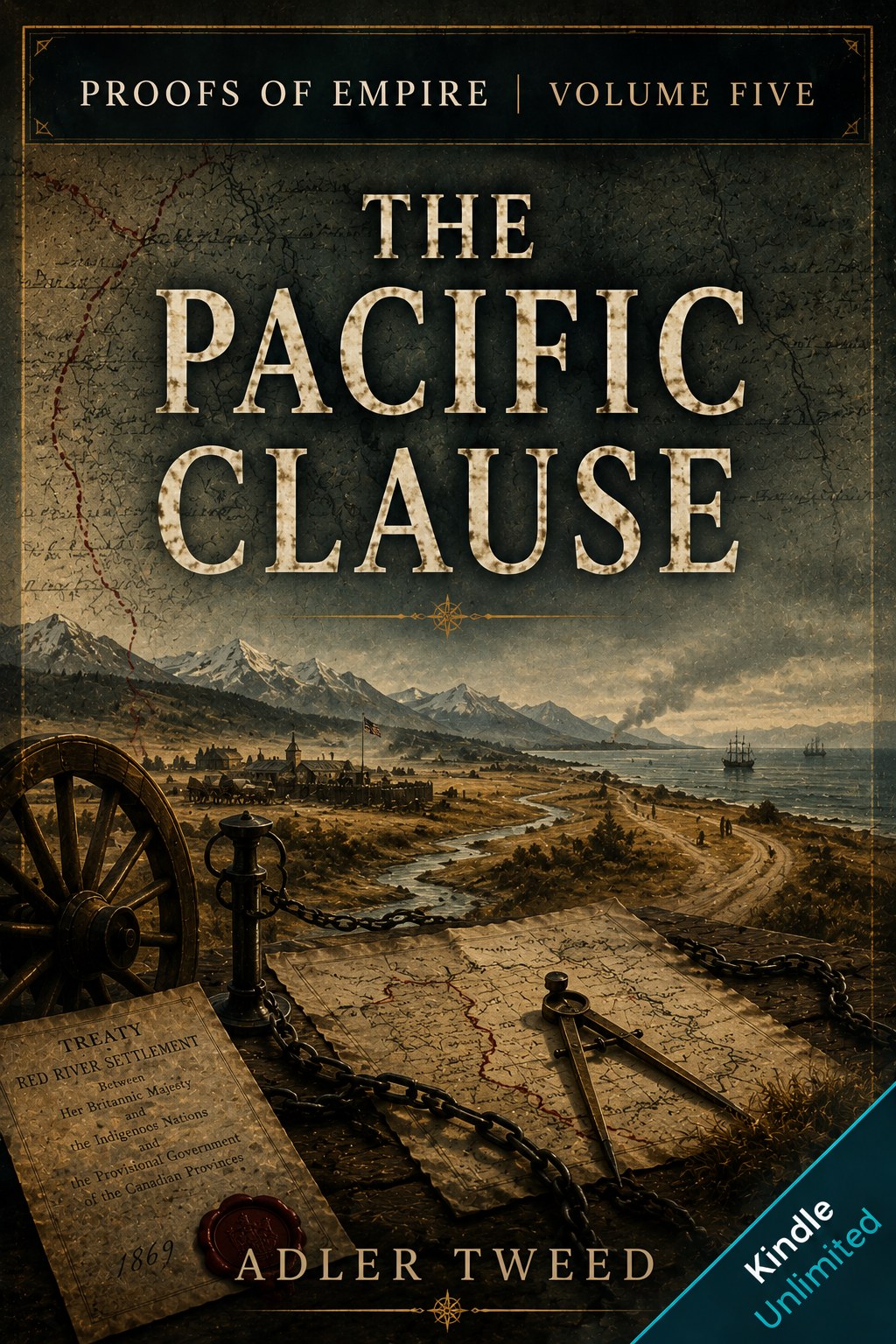 Cover of The Pacific Clause: The Final Proof by Adler Tweed, Volume V of Proofs of Empire.